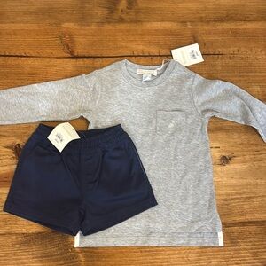 NWT BBCo longe sleeve tee and shorts